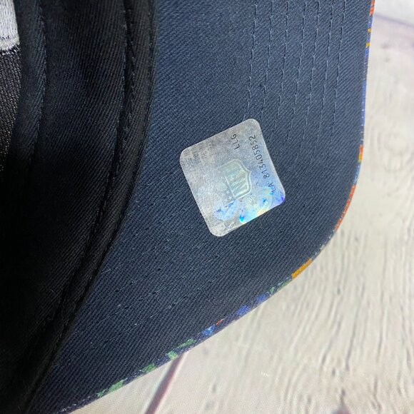 NFL Raiders Football Floral Trucker Hat Mesh Youth Size 47 Brand Embroidered - Picture 10 of 10